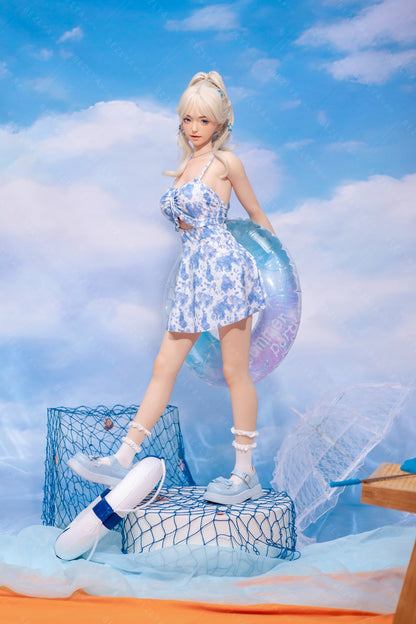 Bezlya - Pisum - 149cm/4ft11 - 2.1 D-cup - Silicone Sex Doll