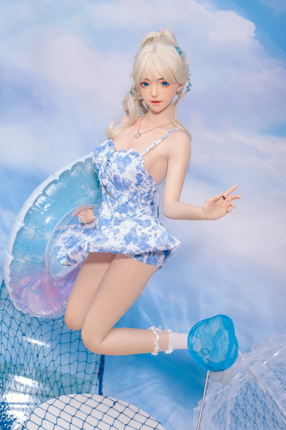 Bezlya - Pisum - 149cm/4ft11 - 2.1 D-cup - Silicone Sex Doll