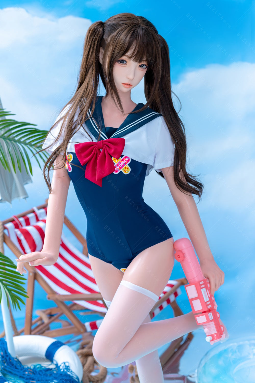 Bezlya - Chunmomo - 159cm/5ft3 - 2.2CF C-cup - Silicone Sex Doll