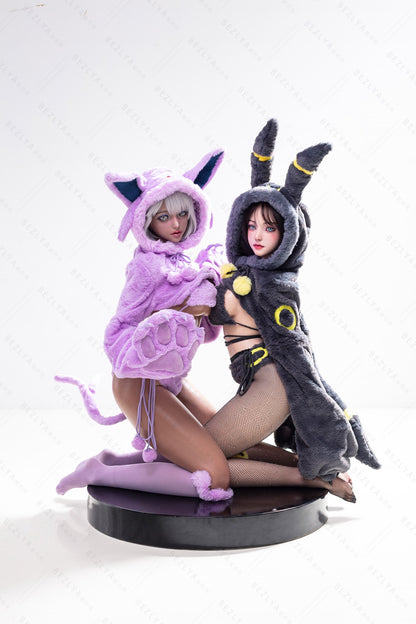 Bezlya - Campanula & Campanula - 155cm/5ft1 - 2.2CF C-cup - Silicone Sex Doll