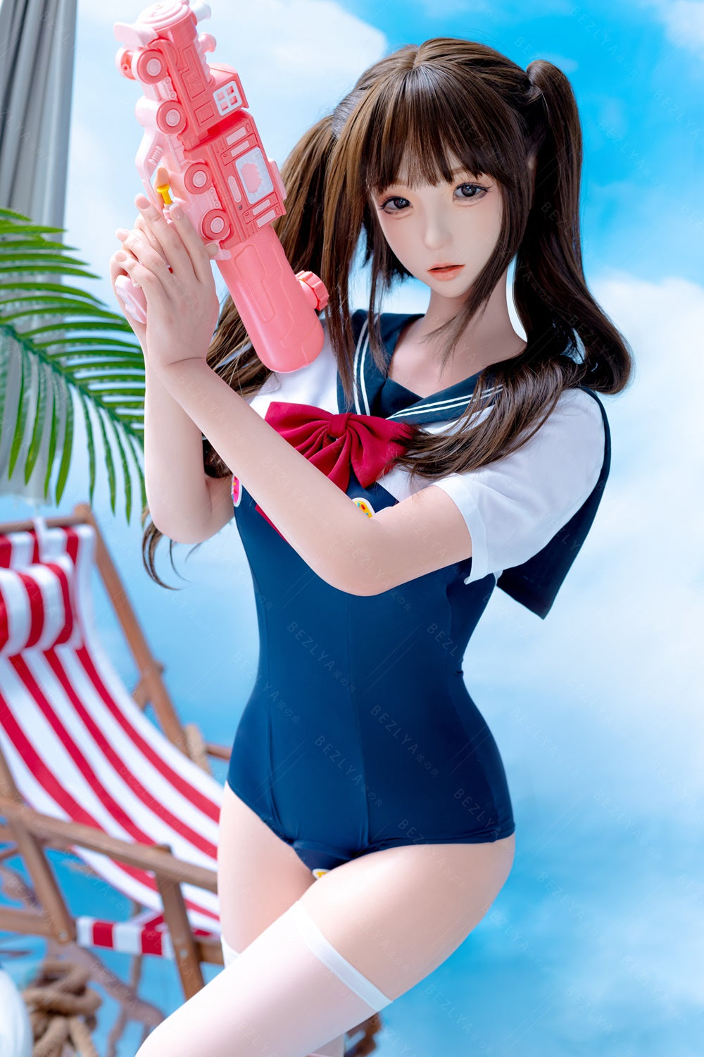 Bezlya - Chunmomo - 159cm/5ft3 - 2.2CF C-cup - Silicone Sex Doll