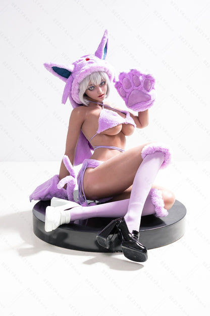 Bezlya - Campanula & Campanula - 155cm/5ft1 - 2.2CF C-cup - Silicone Sex Doll