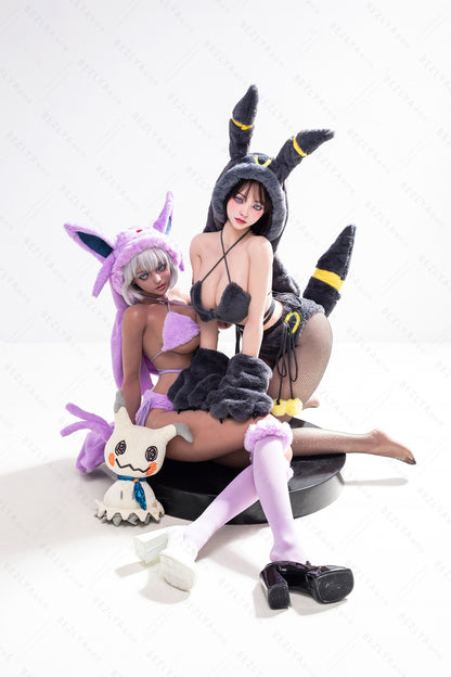 Bezlya - Campanula & Campanula - 155cm/5ft1 - 2.2CF C-cup - Silicone Sex Doll