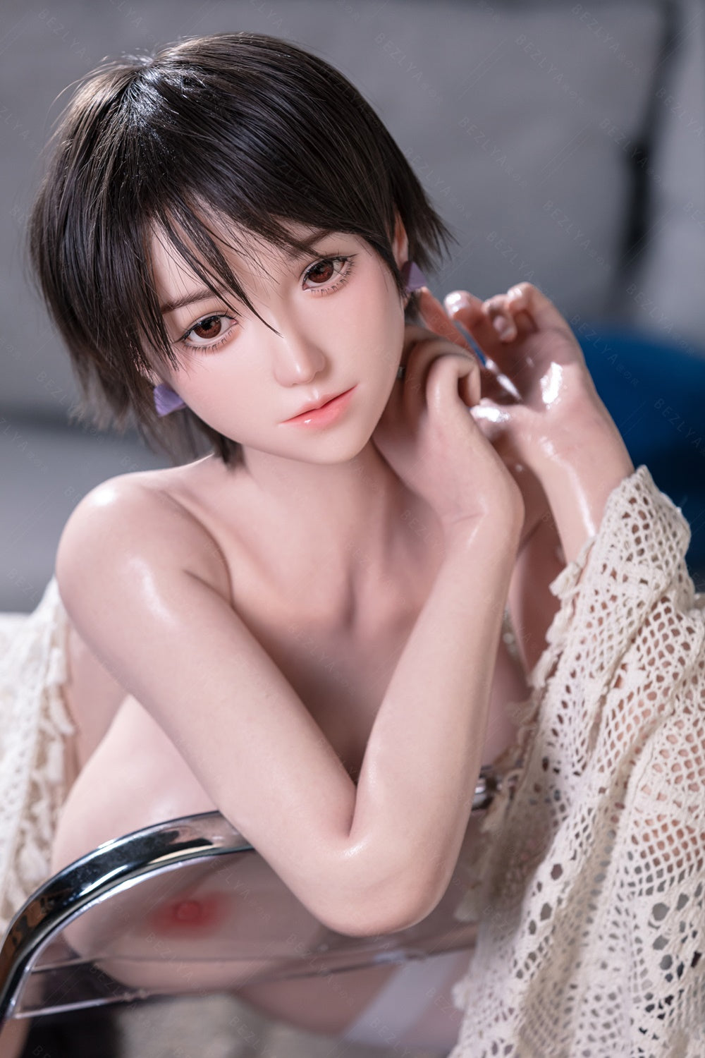 Bezlya - 鈴蘭 - 149cm/4ft10.75 - 2.0 D 杯 - 矽膠頭 + TPE 身體性玩偶
