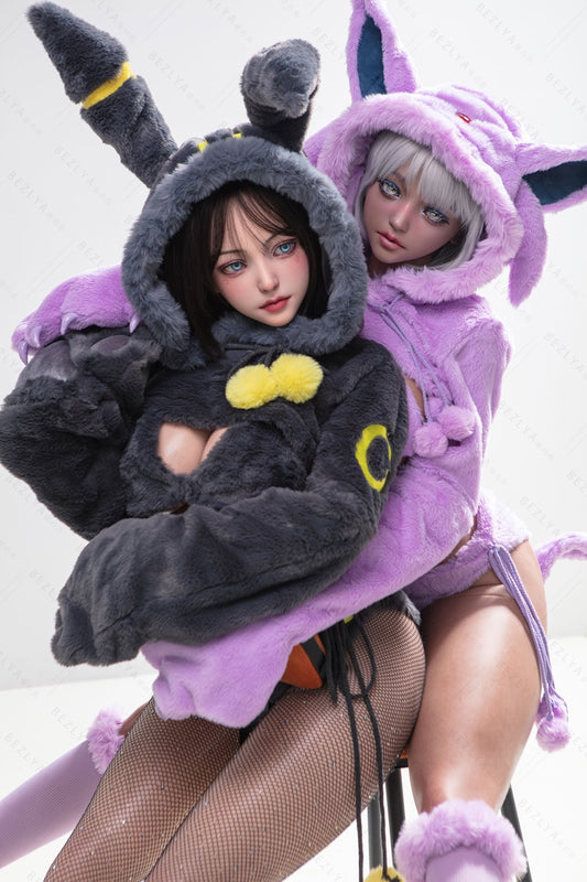Bezlya - Campanula & Campanula - 155cm/5ft1 - 2.2CF C-cup - Silicone Sex Doll