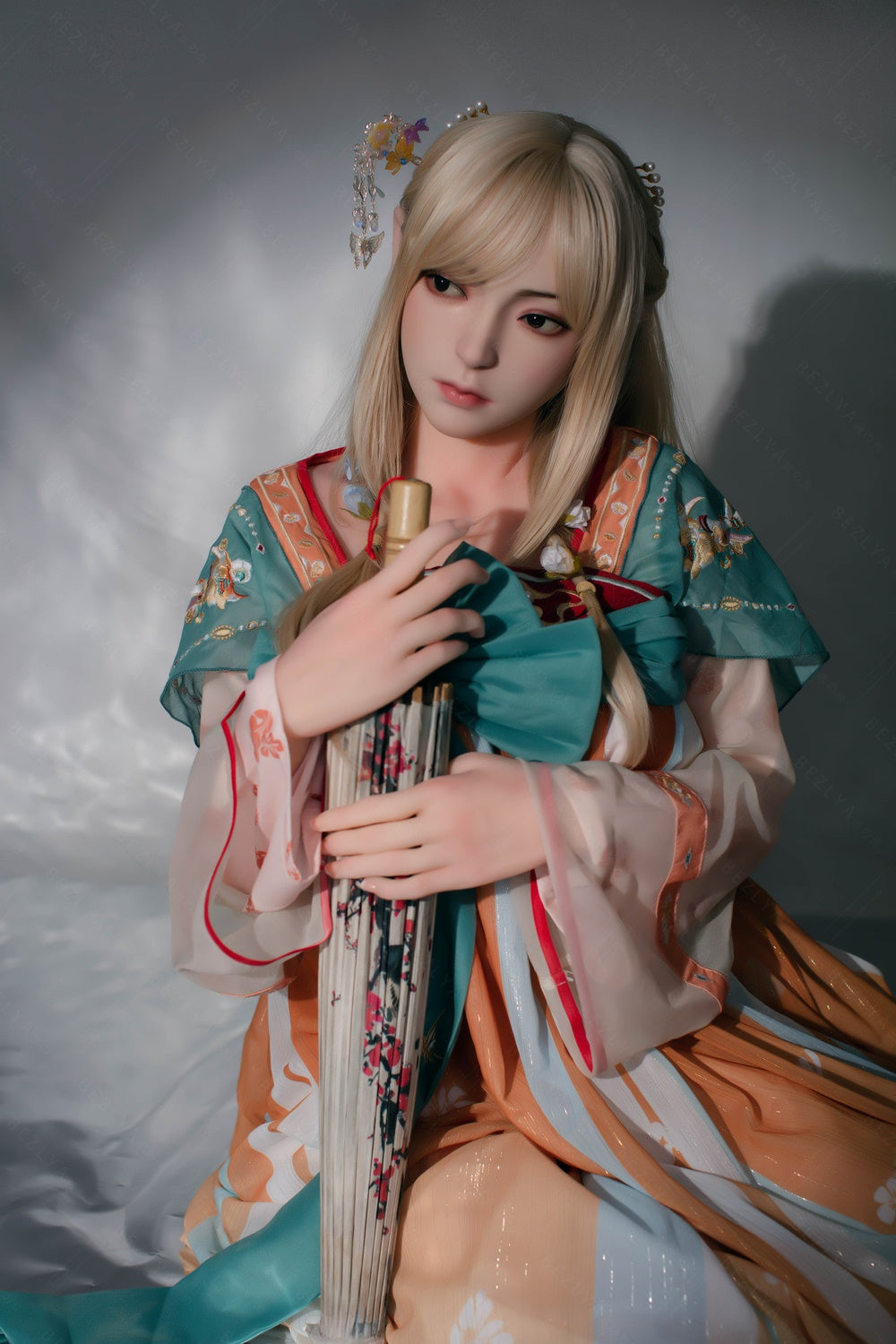 Bezlya - Pansy - 160cm/5ft3 - 2.0 C-cup - Silicone Head + TPE Body Sex Doll