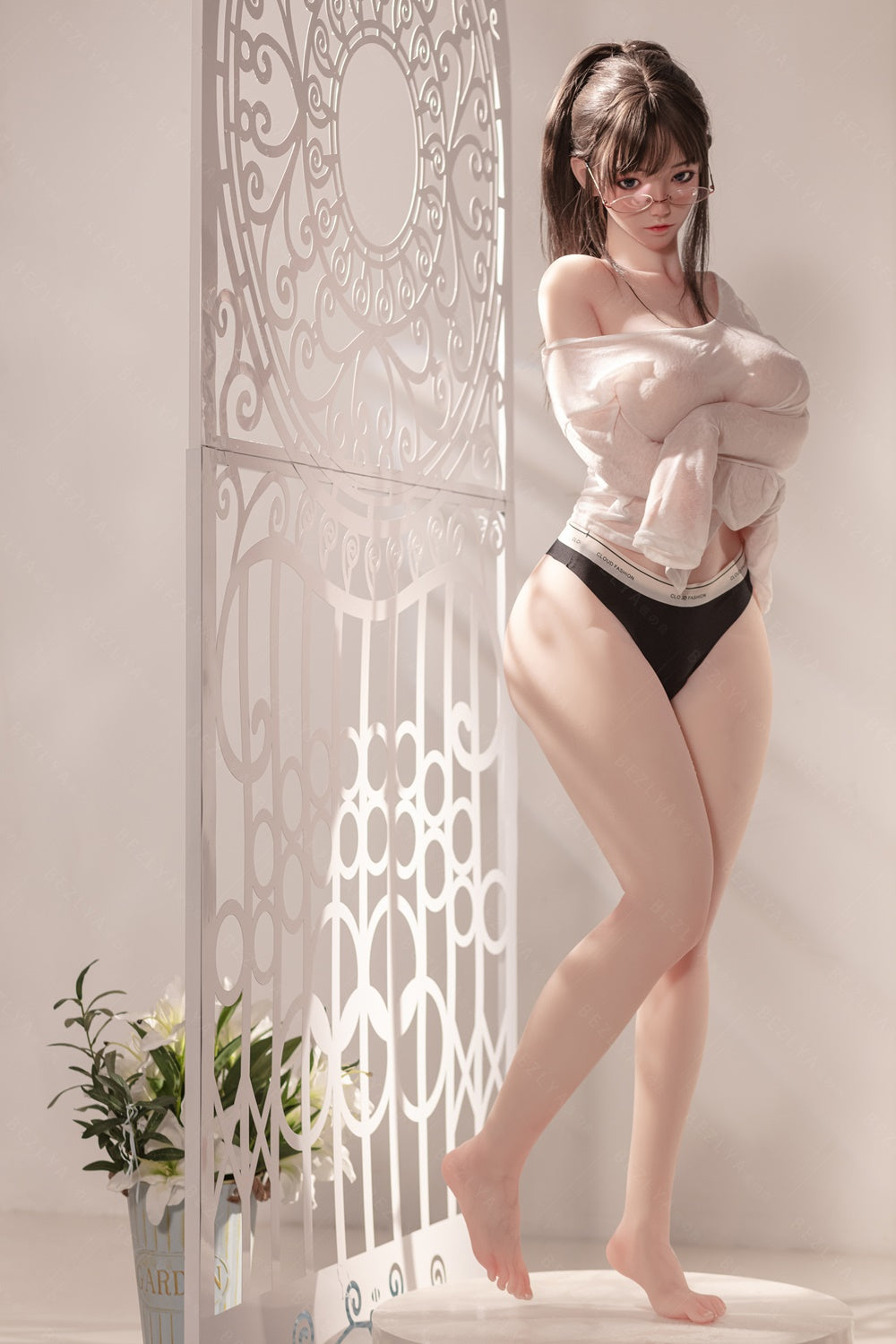Bezlya - Cyrtenthera - 155cm/5ft1 - 2.0 F-cup - Silicone Head + TPE Body Sex Doll