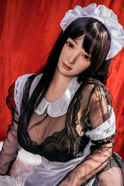 Bezlya - Clitoria - 155cm/5ft1 - 2.0 F-cup - Silicone Head + TPE Body Sex Doll