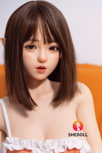 SHEDOLL – Erin - 148cm/4ft10 C-cup - Silicone Head + TPE Body Sex Doll - 76dollshop