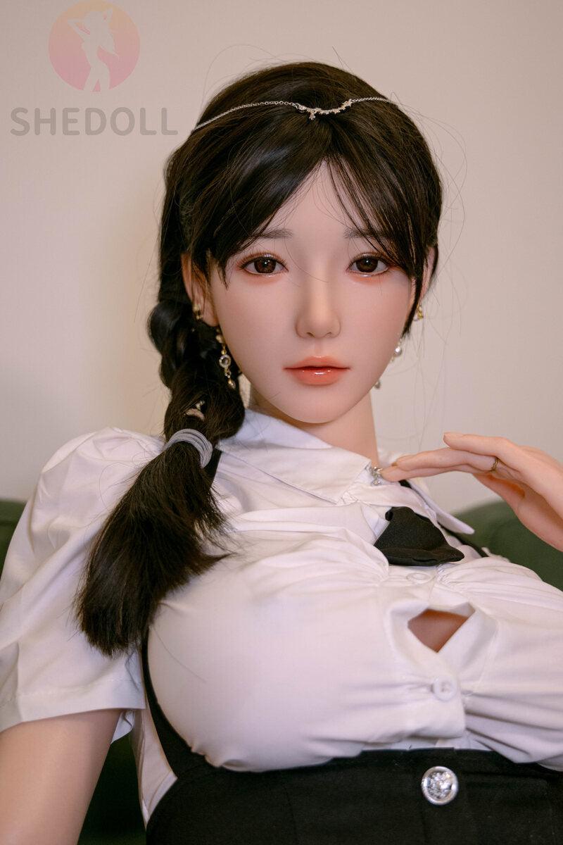 SHEDOLL – Ah Chu - 165cm/5ft5 E-cup - Silicone Head + TPE Body Sex Doll - 76dollshop