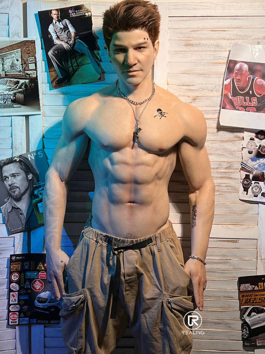 REALING - Herman - 180cm/5ft11 - Male Silicone Sex Doll - 76dollshop