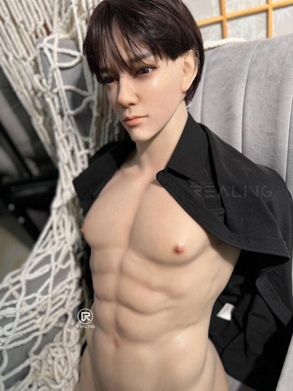 REALING - Kirin - 82cm/2ft8 - Male Torso Silicone Head + TPE Body Sex Doll - 76dollshop