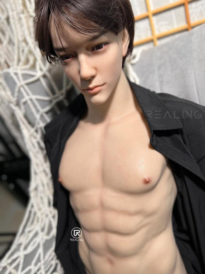 REALING - Kirin - 82cm/2ft8 - Male Torso Silicone Head + TPE Body Sex Doll - 76dollshop