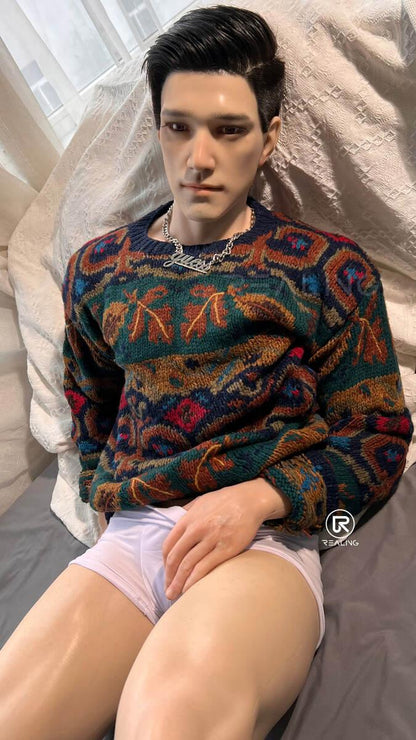 REALING - Bertin - 180cm/5ft11 - Male Silicone Sex Doll - 76dollshop