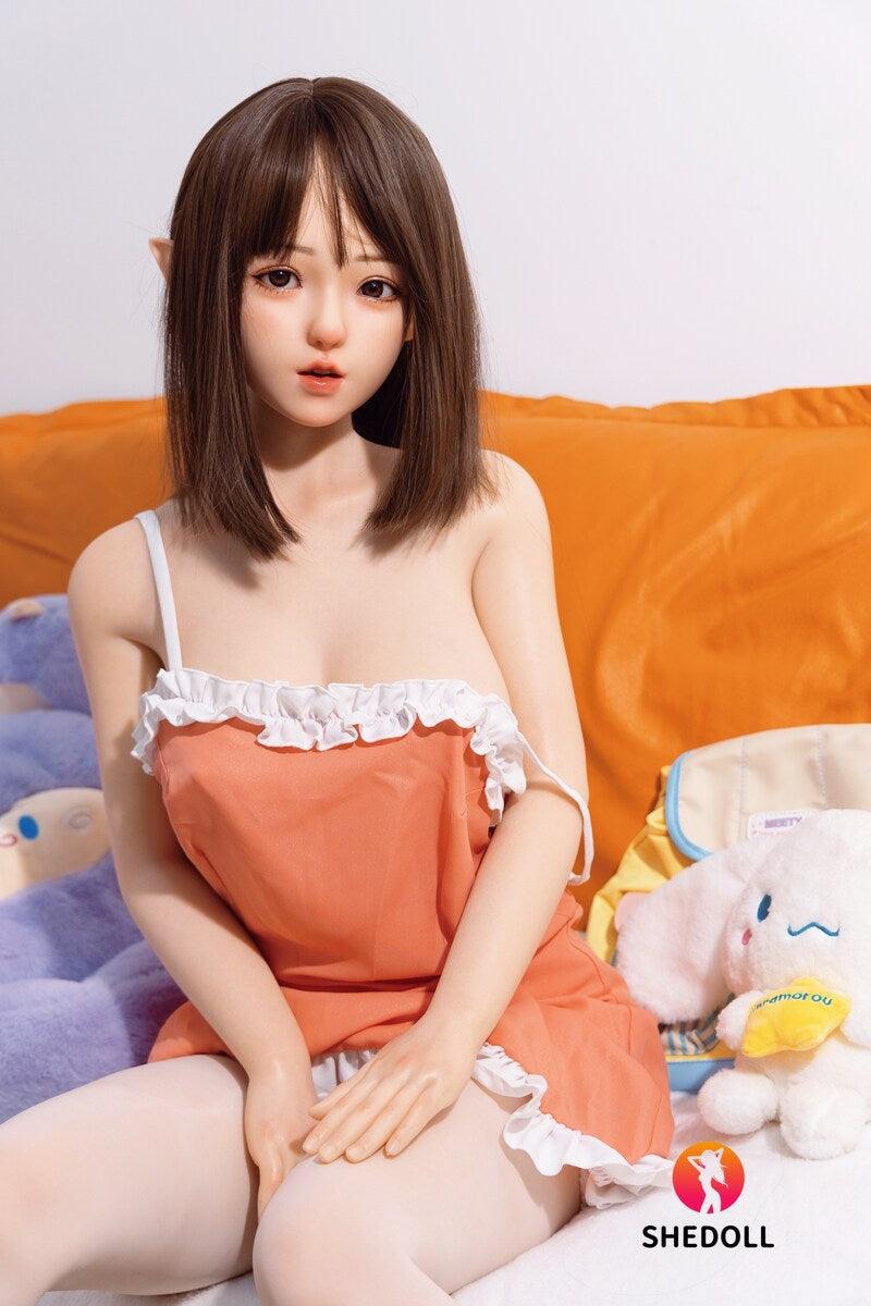 SHEDOLL – Erin - 148cm/4ft10 C-cup - Silicone Head + TPE Body Sex Doll - 76dollshop