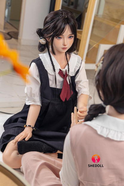 SHEDOLL – Nancy - 148cm/4ft10 C-cup - Silicone Head + TPE Body Sex Doll - 76dollshop