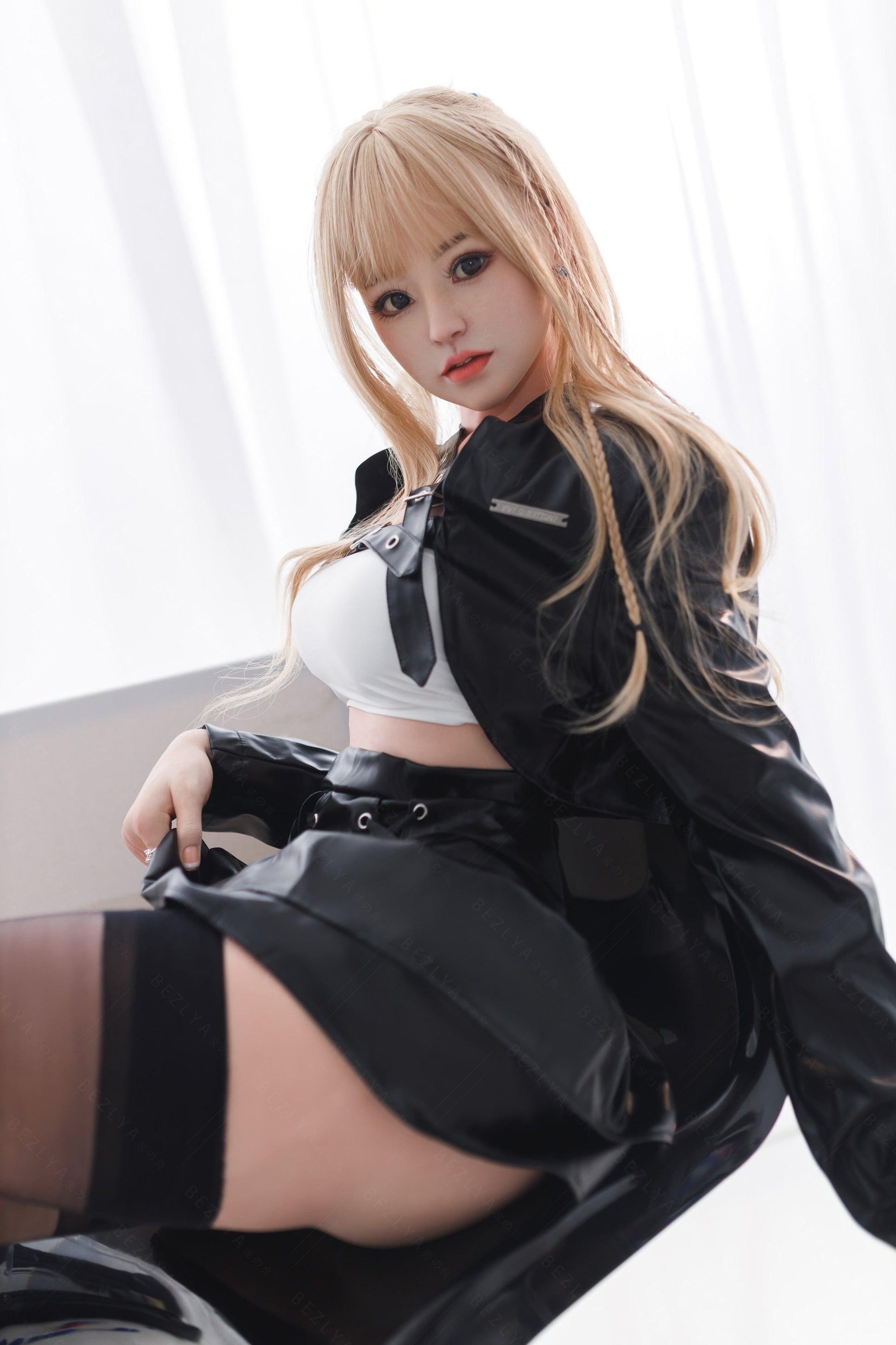 Bezlya - Hydrangea - 156cm/5ft1.5 - 2.1 B-Cup - Silicone Sex Doll - 76dollshop