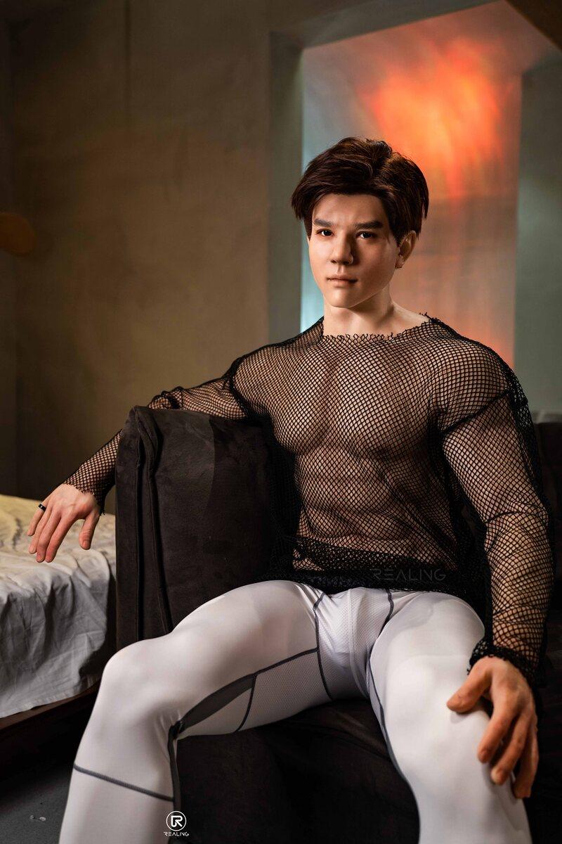 REALING - Henson - 180cm/5ft11 - Male Silicone Sex Doll - 76dollshop