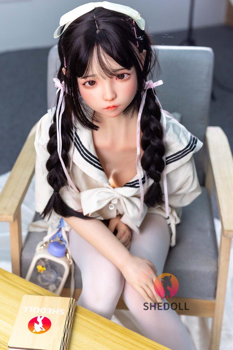 SHEDOLL – Luo Xiaoyi - 148cm/4ft10 C-cup - Silicone Head + TPE Body Sex Doll - 76dollshop