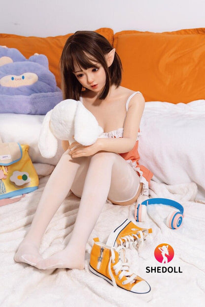 SHEDOLL – Erin - 148cm/4ft10 C-cup - Silicone Head + TPE Body Sex Doll - 76dollshop