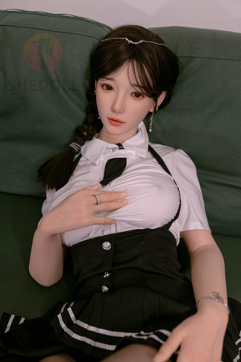 SHEDOLL – Ah Chu - 165cm/5ft5 E-cup - Silicone Head + TPE Body Sex Doll - 76dollshop