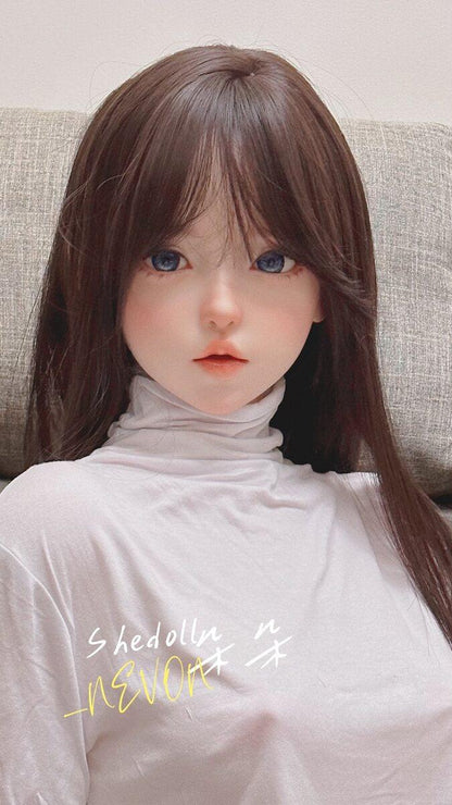 SHEDOLL – Duoduo - 148cm/4ft10 C-cup - Silicone Head + TPE Body Sex Doll - 76dollshop