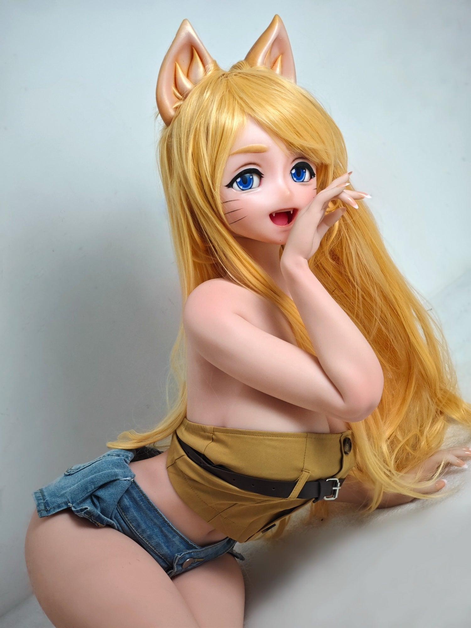 Elsababe – Kako Motoko - 148cm/4ft10 - Silicone Sex Doll - 76dollshop