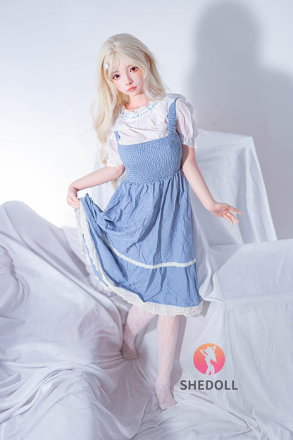 SHEDOLL – Luoyi - 148cm/4ft10 C-cup - Silicone Head + TPE Body Sex Doll - 76dollshop