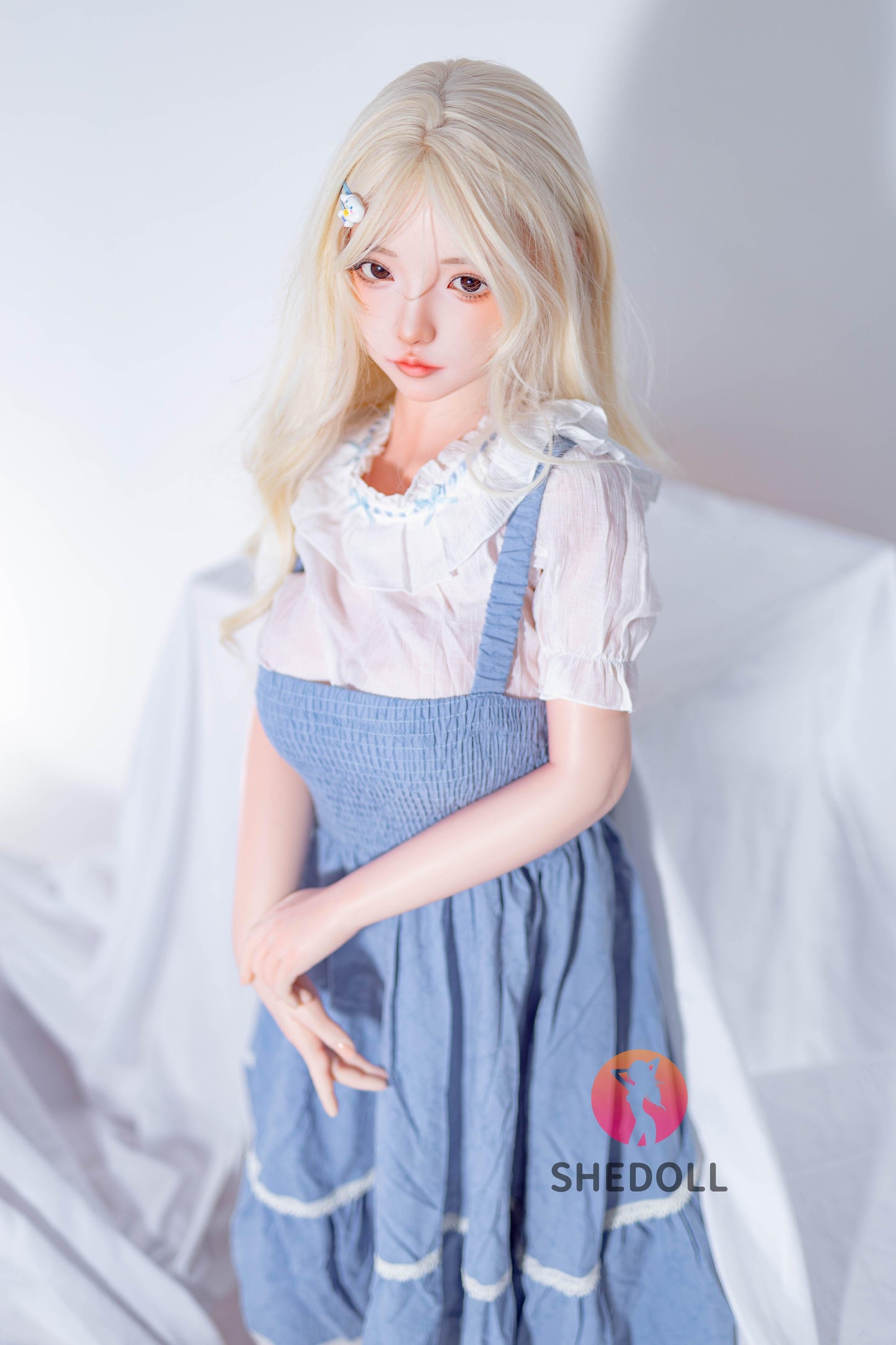 SHEDOLL – Luoyi - 148cm/4ft10 C-cup - Silicone Head + TPE Body Sex Doll - 76dollshop