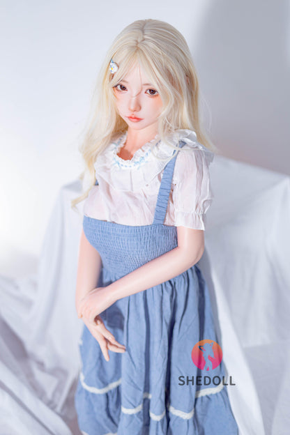 SHEDOLL – Luoyi - 148cm/4ft10 C-cup - Silicone Head + TPE Body Sex Doll - 76dollshop