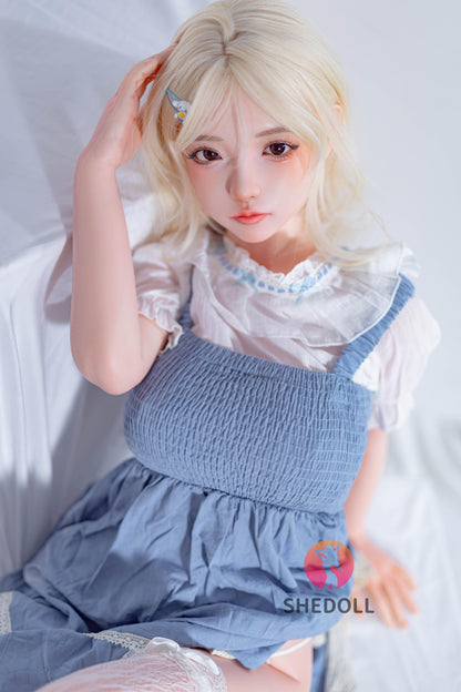 SHEDOLL – Luoyi - 148cm/4ft10 C-cup - Silicone Head + TPE Body Sex Doll - 76dollshop