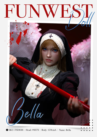 FunWest Doll - Bella - 159cm/5ft2 A-cup - Silicone Sex Doll