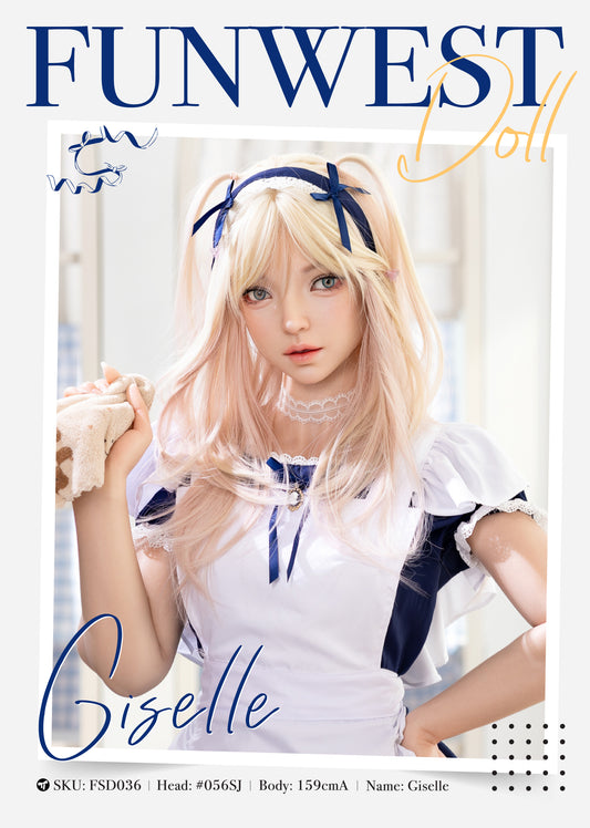 FunWest Doll - Giselle - 159cm/5ft2 A-cup - Silicone Sex Doll