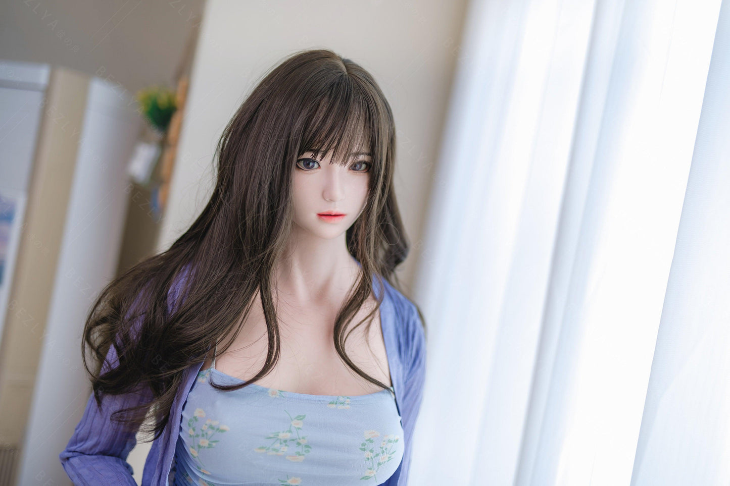 Bezlya - Helianthus - 162cm/5ft3.75 - 2.2U A-cup - Silicone Sex Doll - 76dollshop