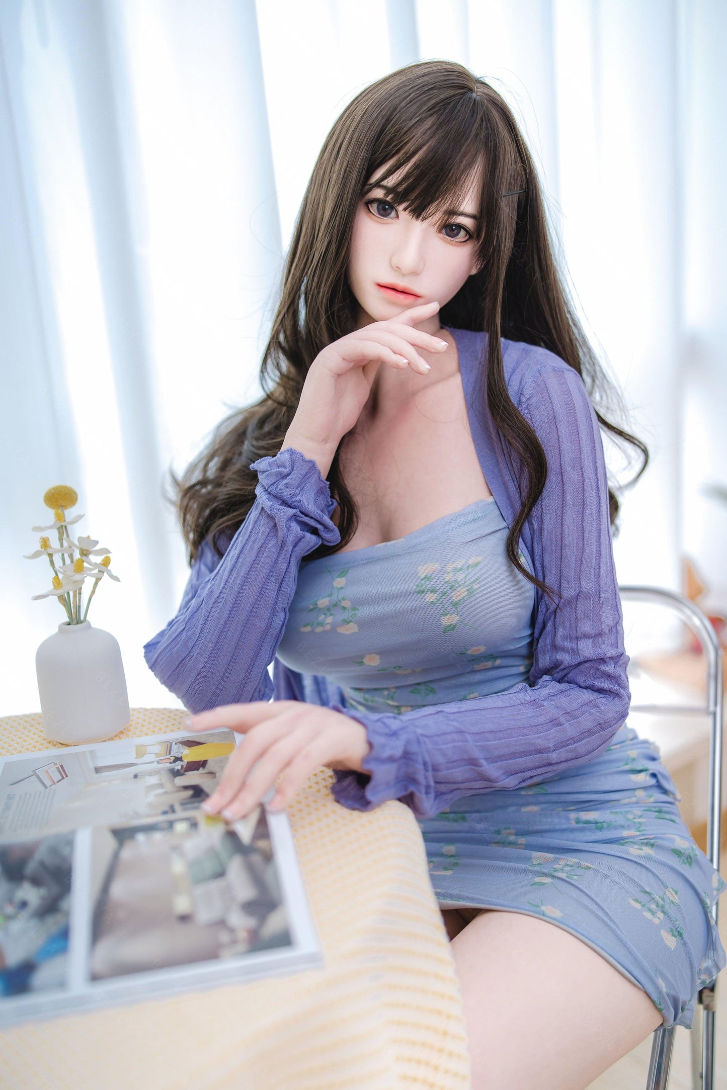 Bezlya - Helianthus - 162cm/5ft3.75 - 2.2U A-cup - Silicone Sex Doll - 76dollshop