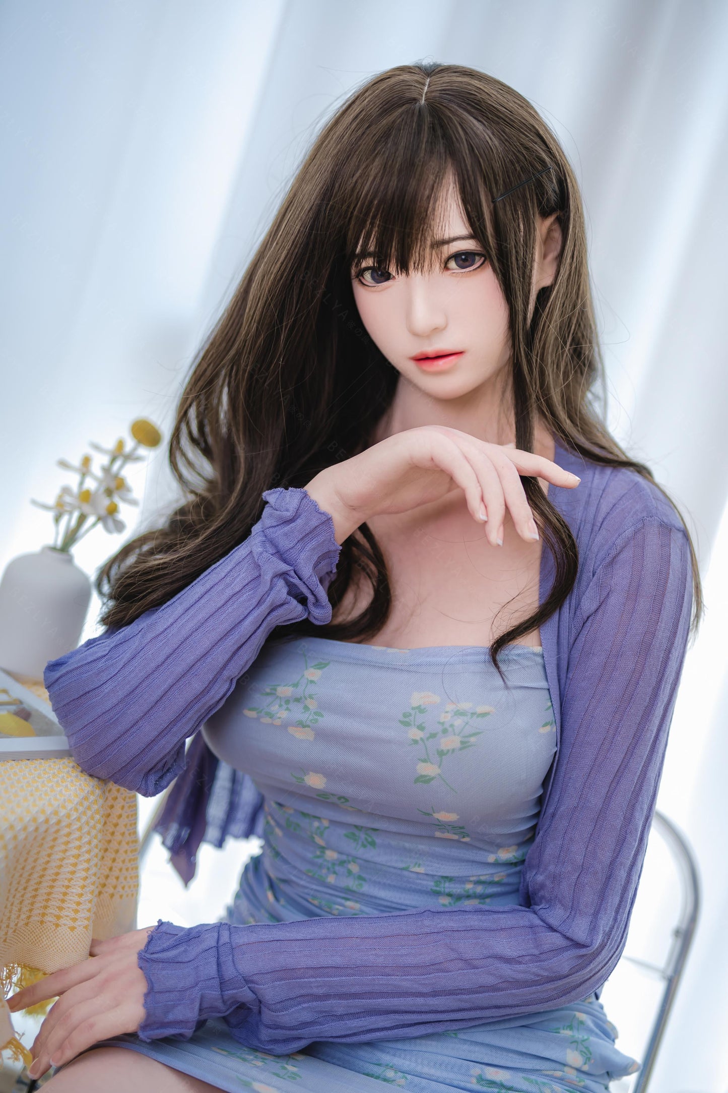 Bezlya - Helianthus - 162cm/5ft3.75 - 2.2U A-cup - Silicone Sex Doll - 76dollshop