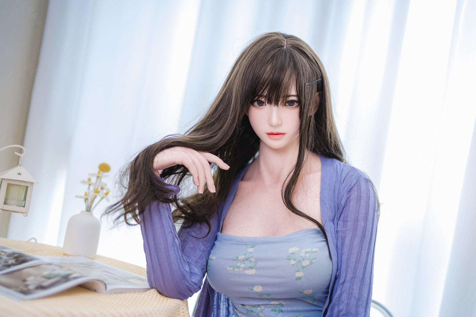 Bezlya - Helianthus - 162cm/5ft3.75 - 2.2U A-cup - Silicone Sex Doll - 76dollshop