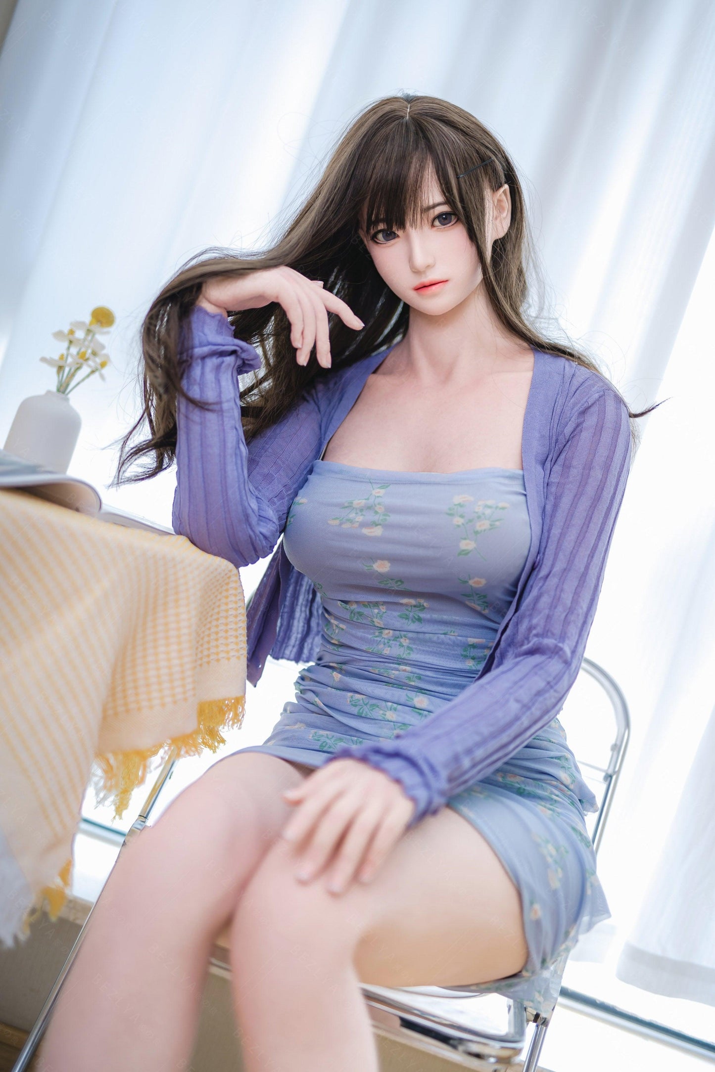 Bezlya - Helianthus - 162cm/5ft3.75 - 2.2U A-cup - Silicone Sex Doll - 76dollshop