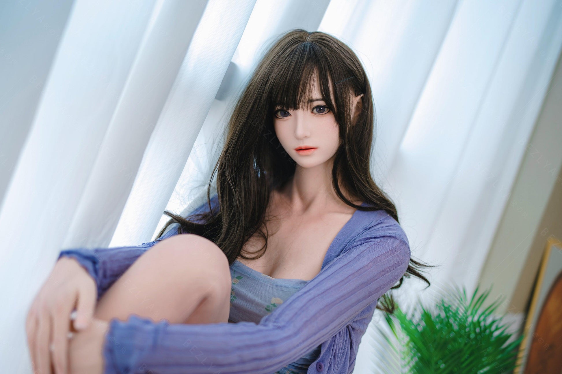 Bezlya - Helianthus - 162cm/5ft3.75 - 2.2U A-cup - Silicone Sex Doll - 76dollshop