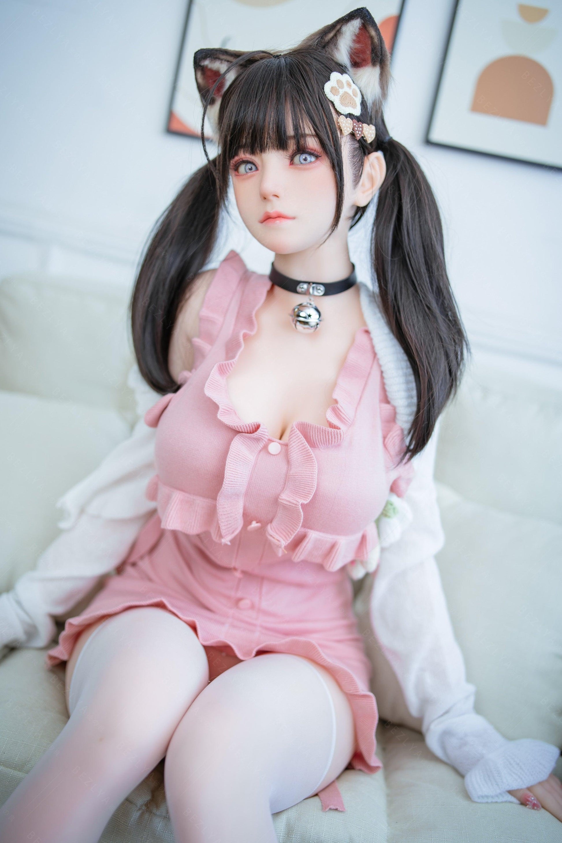 Bezlya - Campanula - 155cm/5ft1 - 2.0 F-cup - Silicone Head + TPE Body Sex Doll - 76dollshop