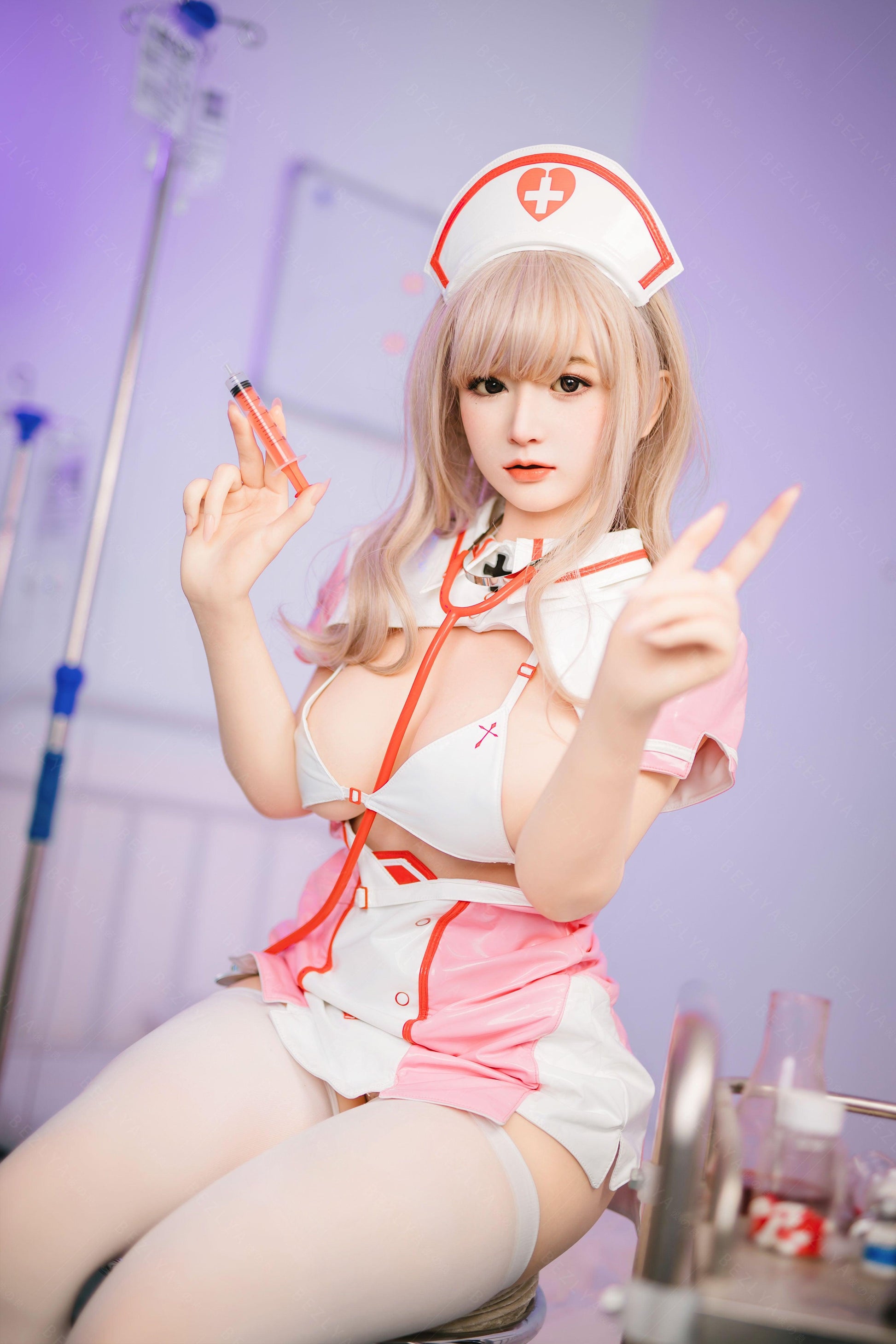 Bezlya - Platycodon - 155cm/5ft1 - 2.2CF C-cup - Silicone Sex Doll - 76dollshop