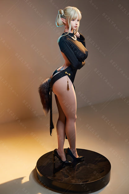 Bezlya - Calla - 155cm/5ft1 - 2.0 F-cup - Silicone Head + TPE Body Sex Doll