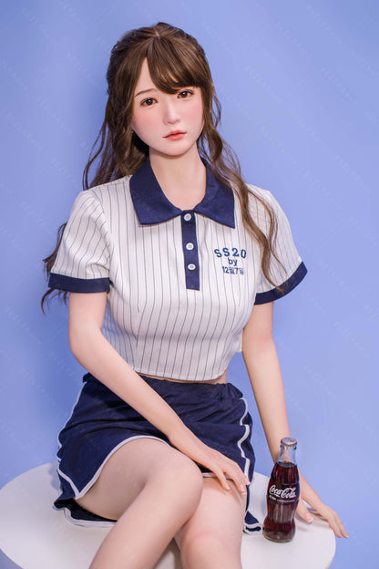 Bezlya - Platycodon - 160cm/5ft3 - 2.0 C-cup - Silicone Head + TPE Body Sex Doll - 76dollshop