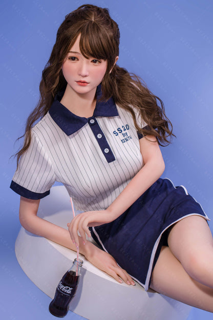 Bezlya - Platycodon - 160cm/5ft3 - 2.0 C-cup - Silicone Head + TPE Body Sex Doll - 76dollshop