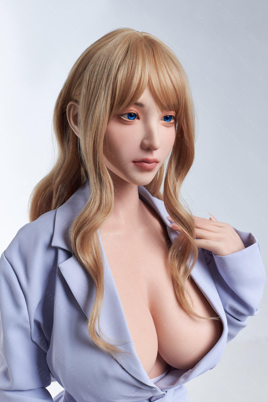 Bezlya - Hydrangea - 161cm/5ft3.5 - 2.1 G-Cup - Silicone Sex Doll - 76dollshop