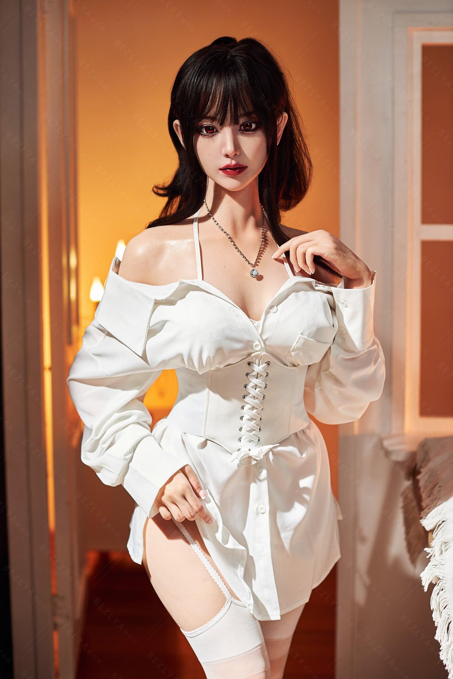 Bezlya - Hibiscus - 153cm/5ft0.5 - 2.2U D-cup - Silicone Sex Doll - 76dollshop