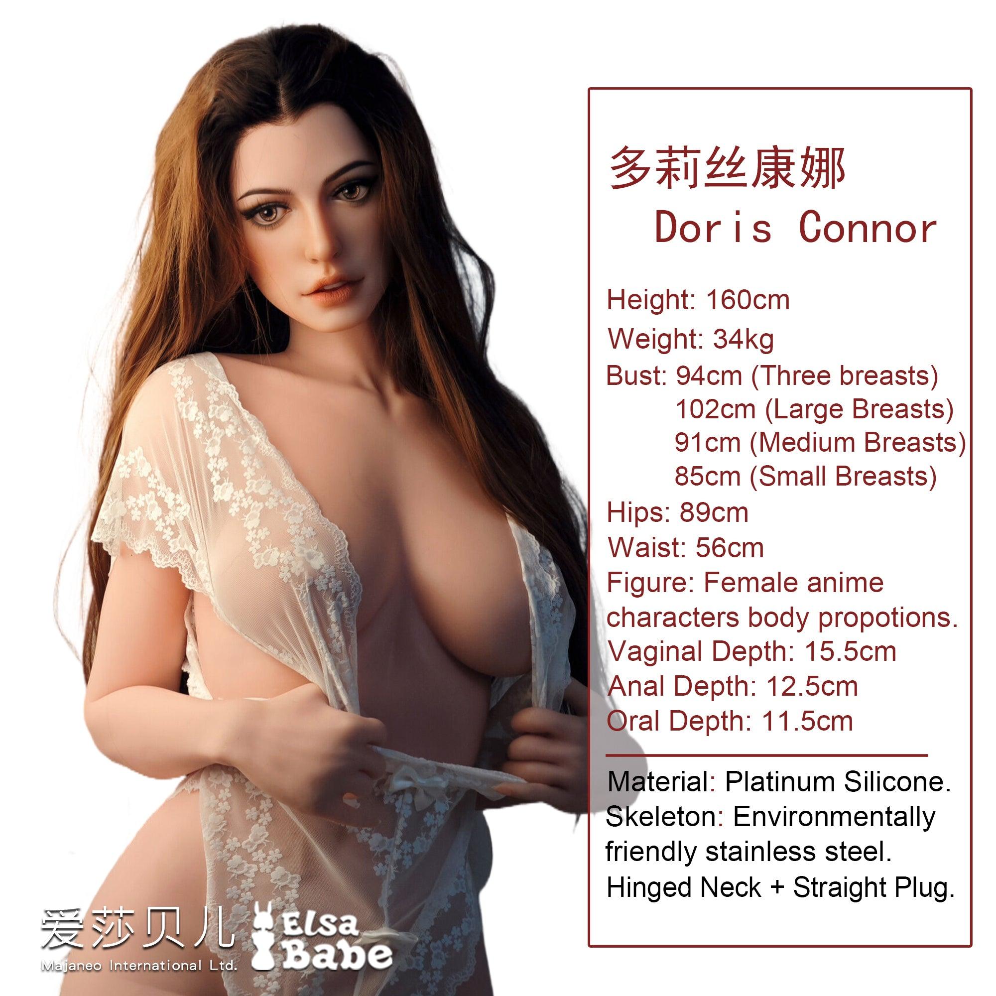 Elsababe – Doris Connor - 160cm/5ft3 - Silicone Sex Doll - 76dollshop